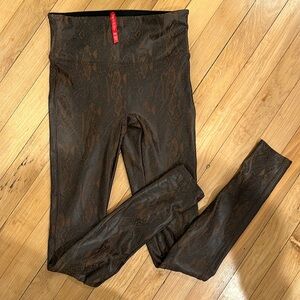 Spanx Snakeskin leggings